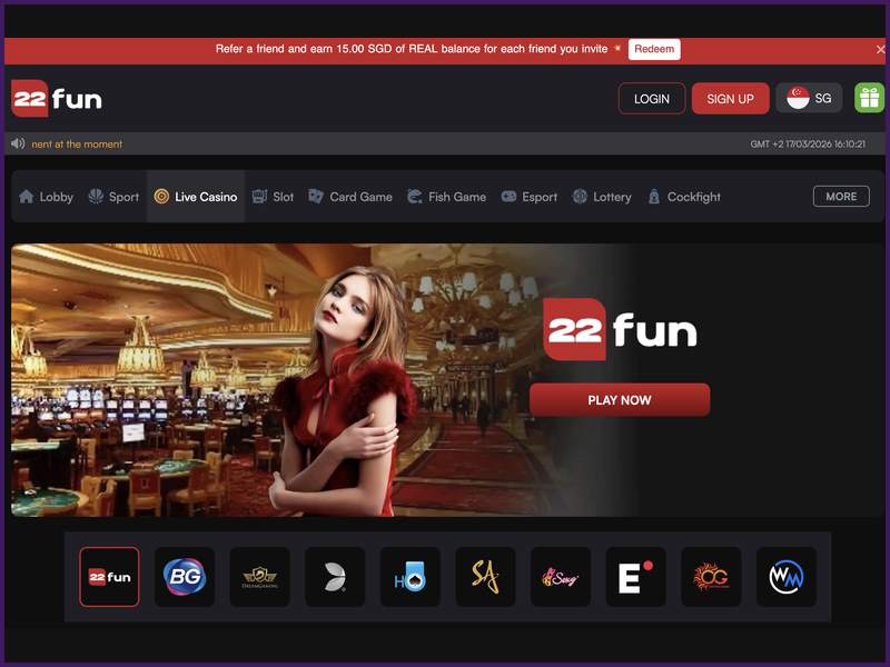 Depósitos y métodos de pago en 22FUN