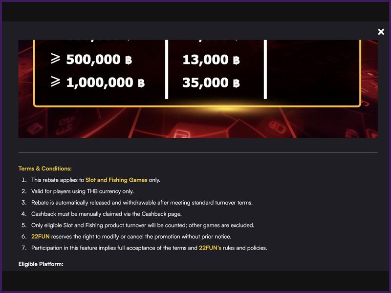 Calidad de la conexión a Internet para 22FUN y Crasher