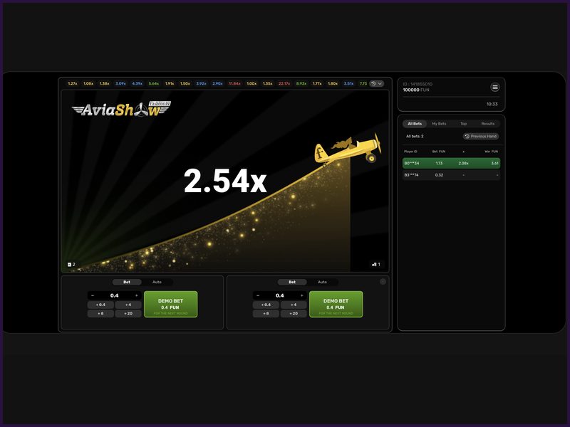 Bonificaciones de Aviashow