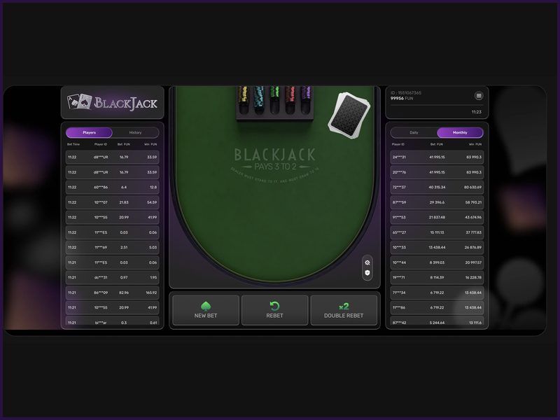 Versión móvil de BlackJack