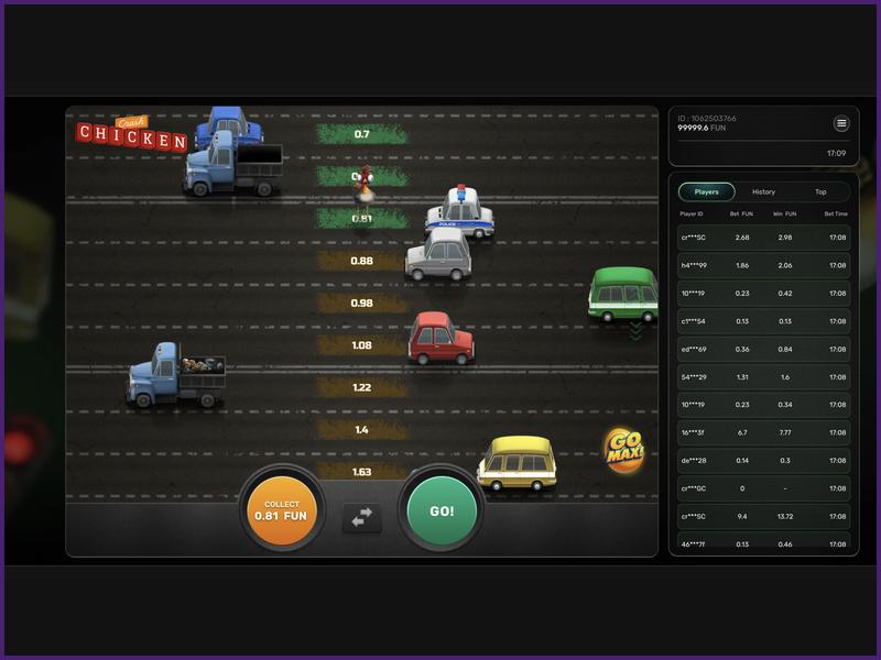 Herramientas de inversión y seguridad de Chicken Crash