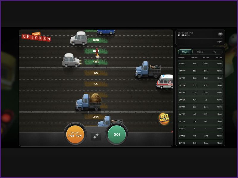 Rendimiento optimizado de Chicken Crash