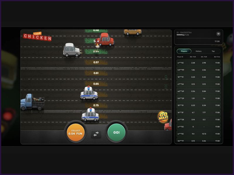 Procedimiento para realizar inversiones en Chicken Crash
