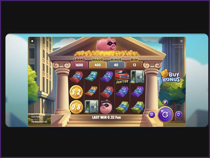 Versión móvil de Gangsta Piggy Hold and Win