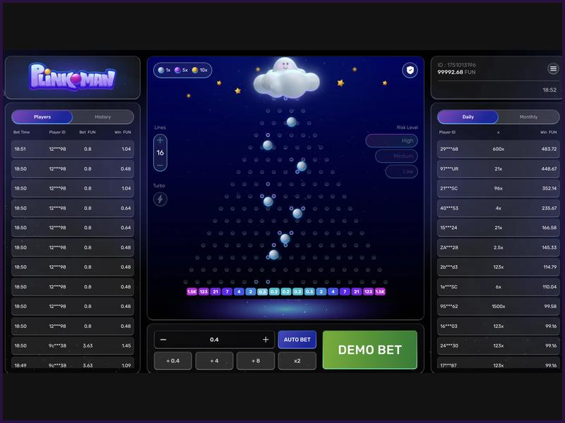Calidad de la conexión a Internet para Plinkoman