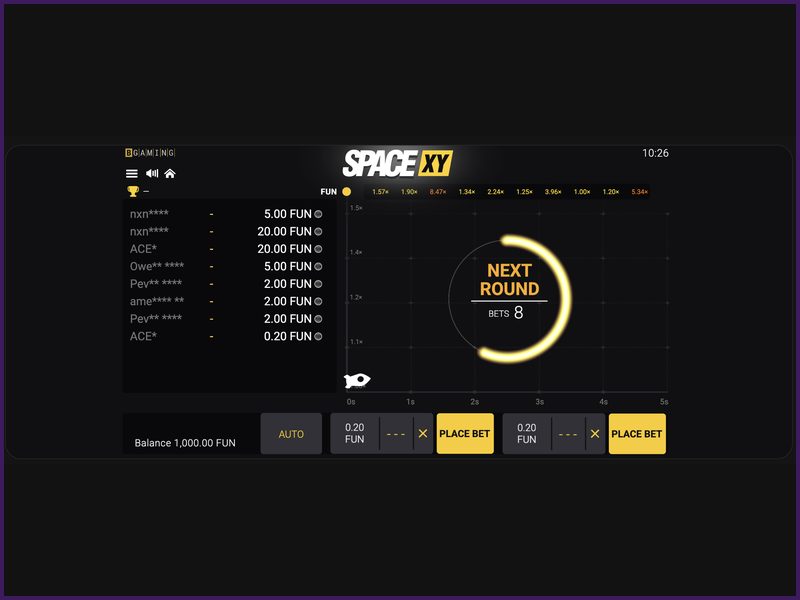 Versión móvil de Space XY