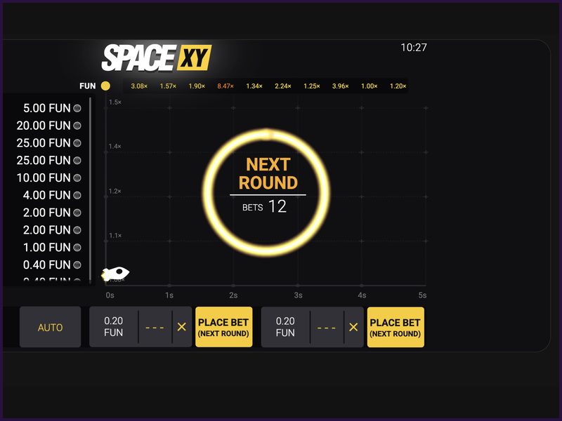 La mecánica del juego y el multiplicador Space XY