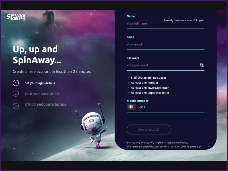 Ventajas del casino SpinAway