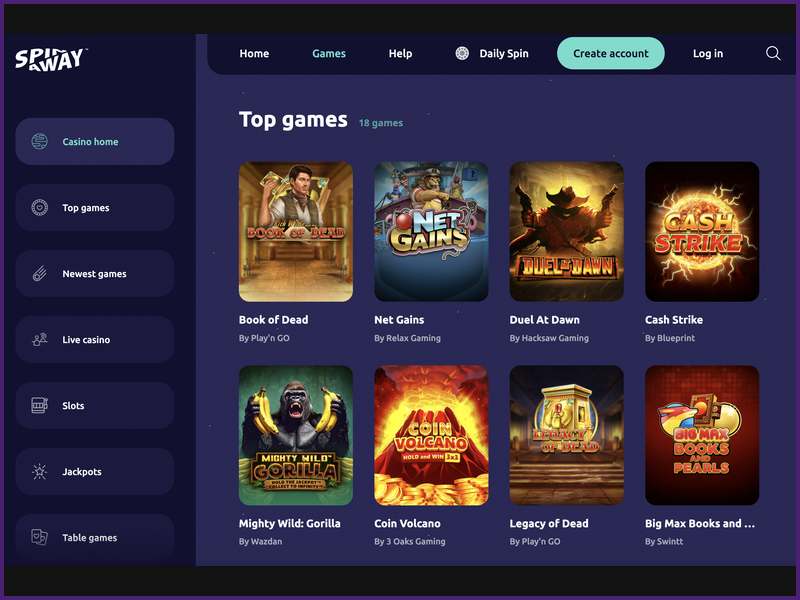 Bonos y promociones de SpinAway